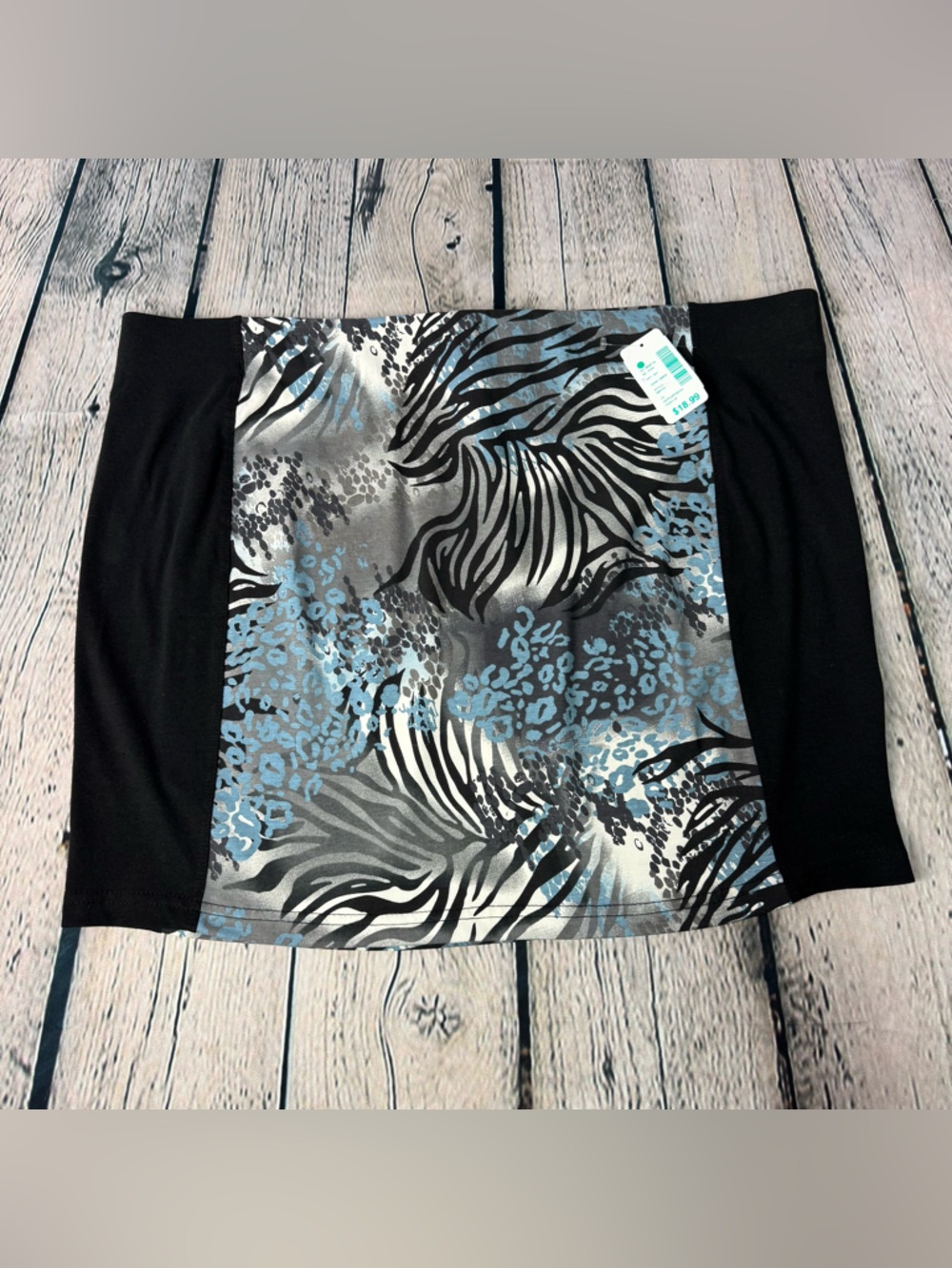 Y2K Leopard Zebra Snake Animal-Print Low Rise Mini Skirt Lightweight Stretchy 2X